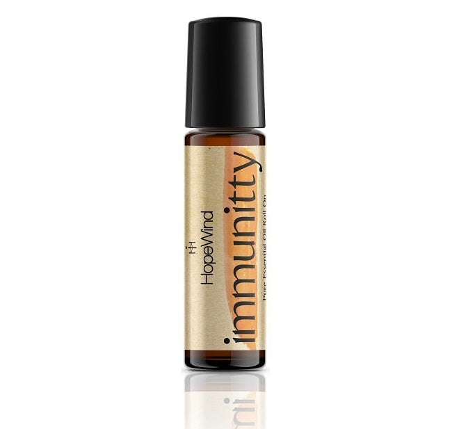 IMMUNITTY Essential Oil Roll On - certified organic, wildcrafted, ethically farmed ingredients. Boost your immune system, fight germs. Thieves Oil. Clean Wellness. Visit Now: hopewindhome.com